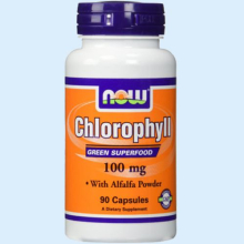 НАУ ФУДС ХЛОРОФИЛЛ 100МГ. №90 КАПС. [NOW FOODS]