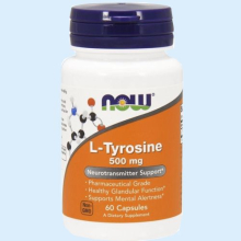 НАУ ФУДС L-ТИРОЗИН 606МГ. №60 КАПС. [NOW FOODS]