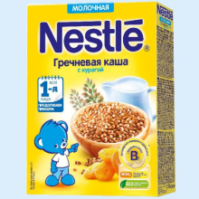 НЕСТЛЕ КАША 220Г. ГРЕЧКА+КУРАГА БИФИДО МОЛ. [NESTLE] (Детское питание)