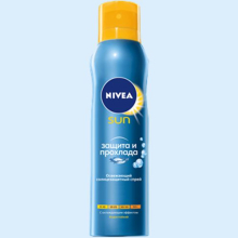 НИВЕЯ САН СПРЕЙ СОЛНЦЕЗАЩИТ. ЗАЩИТА И ПРОХЛАДА SPF-50 200МЛ. [NIVEA]