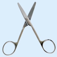 НОЖНИЦЫ ТУПОКОНЕЧНЫЕ ПРЯМЫЕ 145ММ H-5-J-22-004