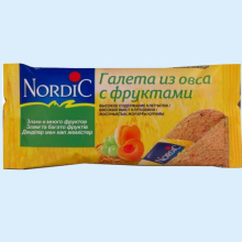 НОРДИК ГАЛЕТА ОВСЯН. С ФРУКТАМИ 30Г. (Детское питание)