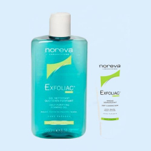 НОРЕВА ЭКСФОЛИАК НАБОР (ОЧИЩ.ГЕЛЬ 250МЛ.+ОТШЕЛУШ.МАСКА ) [NOREVA EXFOLIAC]