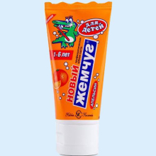 НОВЫЙ ЖЕМЧУГ ЗУБ.ПАСТА ДЕТСК. АПЕЛЬСИН 50МЛ.