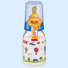 НУК БУТЫЛКА ПЛАСТ. 110МЛ. СОСКА ЛАТ. /АРТ.10743403/ [NUK] 4008600129837