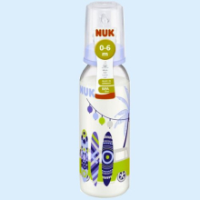 НУК БУТЫЛКА ПЛАСТ. 240МЛ СИЛИК. СОСКА ВЕНТ. 0+ /АРТ.10741419/ [NUK] 4008600129929