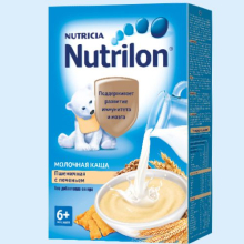 НУТРИЛОН КАША ПШЕНИЦА+ПЕЧЕНЬЕ МОЛ. 225Г. [NUTRILON] (Детское питание)