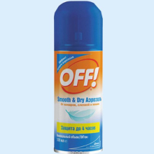 ОФФ SMOOTH&amp;DRY АЭРОЗОЛЬ ОТ КОМАРОВ 100МЛ. [OFF] 5000204519549
