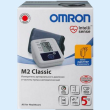 ОМРОН ТОНОМЕТР M2 КЛАССИК АДАПТЕР+УНИВЕРС.МАНЖЕТА /HEM-7117H-ARU/ [OMRON]