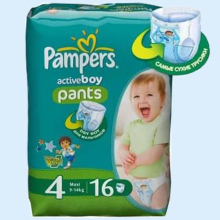 ПАМПЕРС ПОДГУЗН. АКТИВ МАКСИ ТРУСИКИ Д/МАЛЬЧ. 9-14КГ №16 [PAMPERS]
