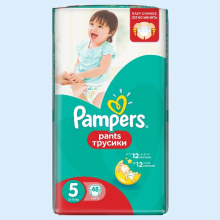 ПАМПЕРС ПОДГУЗН. ПАНТС ТРУСИКИ ЮНИОР 12-18КГ №48 [PAMPERS]