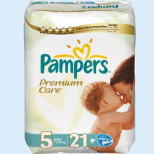 ПАМПЕРС ПОДГУЗН. ПРЕМИУМ ЮНИОР 11-25КГ. №21 [PAMPERS]
