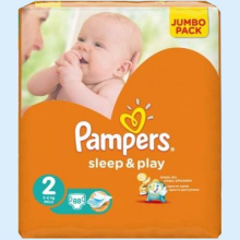 ПАМПЕРС ПОДГУЗН. СЛИП ЭНД ПЛЕЙ 3-6КГ №88 МИНИ [PAMPERS]