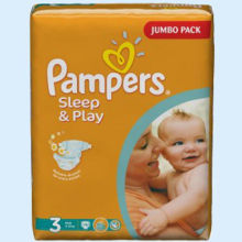 ПАМПЕРС ПОДГУЗН. СЛИП ЭНД ПЛЕЙ 4-9КГ №62 МИДИ [PAMPERS] 4015400265054