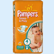 ПАМПЕРС ПОДГУЗН. СЛИП ЭНД ПЛЕЙ 7-14/18КГ №50 МАКСИ [PAMPERS]