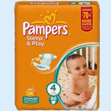 ПАМПЕРС ПОДГУЗН. СЛИП ЭНД ПЛЕЙ 7-14/18КГ №86 МАКСИ [PAMPERS]