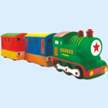 ПОМА ИГРУШКА Д/ВАННЫ ПАРОВОЗИК С ВАГОНАМИ /АРТ.7419/
