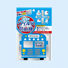 Портативный блокатор вирусов (бейдж) Air Doctor для детей с зажимом (автобус).