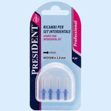 ПРЕЗИДЕНТ ЕРШИКИ МЕДИУМ МЕЖЗУБ. 3,0ММ. /АРТ.4127.02/ [PRESIDENT] 8030009741279