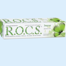 РОКС ЗУБ.ПАСТА ЭНЕРГИЯ УТРА ДВОЙНАЯ МЯТА 60МЛ/74Г. [ROCS]