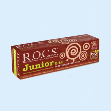 РОКС ЗУБ.ПАСТА ТИНС ШОКОЛАД И КАРАМЕЛЬ 74ГР