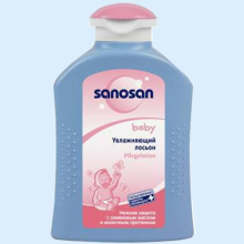 САНОСАН ЛОСЬОН УВЛАЖН. ОЛИВКИ+МОЛ.ПРОТЕИН 200МЛ. [SANOSAN] 4003583121144