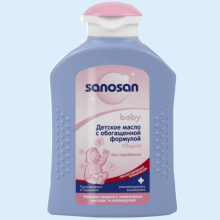 САНОСАН МАСЛО ДЕТСКОЕ С ОБОГАЩ. ФОРМУЛОЙ 200МЛ. [SANOSAN] 0035830083602, 4003583075751