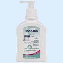 САНОСАН ПЮР+СЕНСЕТИВ СР-ВО Д/КУПАНИЯ 200МЛ. ДОЗ. [SANOSAN]