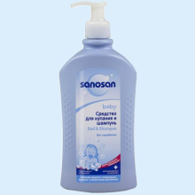 САНОСАН СРЕДСТВО Д/КУПАНИЯ+ШАМПУНЬ С ДОЗАТОРОМ 500МЛ. /АРТ.985016/ [SANOSAN]