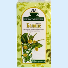 ЩЕДРОСТЬ ПРИРОДЫ ЧАЙ ДИАБЕТ.БАЛАНС 2Г. №20 ПАК. /КРАСНОГОРСК/ 4601498006732