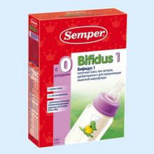 СЭМПЕР БИФИДУС-1 СМЕСЬ ДЕТСКАЯ 325Г. ЗАПОРЫ ДИСБАКТЕР. [SEMPER] (Детское питание)