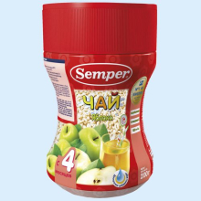 СЭМПЕР ЧАЙ 200Г. ЯБЛОКО 4+МЕС. [SEMPER] (Детское питание)