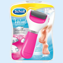 ШОЛЛ ВЕЛЬВЕТ СМУФ ПИЛКА Д/НОГ ЭЛ.РОЛИК. БРИЛЛИАНТ. КРОШКА РОЗОВАЯ [SCHOLL]