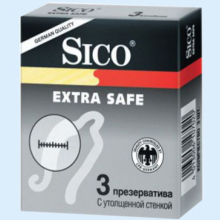 СИКО ПРЕЗЕРВАТИВ EXTRA SAFE №3 УТОЛЩ. СТЕНКА