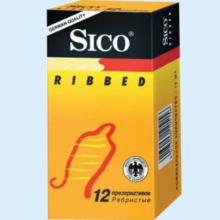 СИКО ПРЕЗЕРВАТИВ RIBBED №12 РЕБРИСТЫЕ