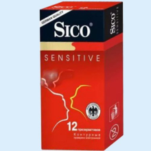 СИКО ПРЕЗЕРВАТИВ SENSETIVE №12 СВЕРХЧУВСТВ. КОНТУРНЫЕ