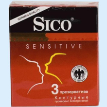 СИКО ПРЕЗЕРВАТИВ SENSETIVE №3 СВЕРХЧУВСТВ. КОНТУРНЫЕ