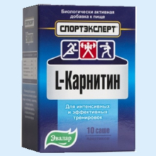 СПОРТЭКСПЕРТ L-КАРНИТИН 3,5Г. №10 САШЕ /ЭВАЛАР/ 4602242005544