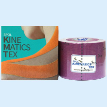 СПУЛТЕЙП БИНТ КИНЕЗИО ТЕЙП 5СМ*5М.ФИОЛЕТОВЫЙ.[SPOL TAPE]