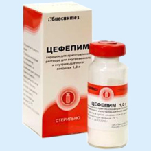 ЦЕФЕПИМ 1Г. №1 ПОР. Д/Р-РА Д/В/В,В/М ФЛ. /БИОСИНТЕЗ/