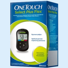 УАН ТАЧ ГЛЮКОМЕТР СЕЛЕКТ ФЛЕКС ПЛЮС+Т/П №25 [ONE TOUCH]