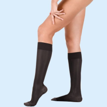 ВЕНОТЕКС ЧУЛКИ ДО КОЛЕНА (ГОЛЬФЫ) Р.M ЧЕРН. /АРТ.1С102/ [VENOTEKS]