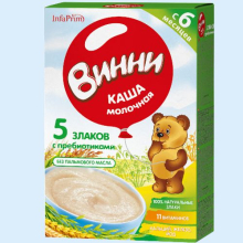 ВИННИ КАША 220Г. 5 ЗЛАКОВ ПРЕБИОТИКИ МОЛ. (Детское питание)
