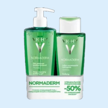 ВИШИ НОРМАДЕРМ НАБОР (ЛОСЬОН 200МЛ.+ГЕЛЬ 200МЛ.) [VICHY]