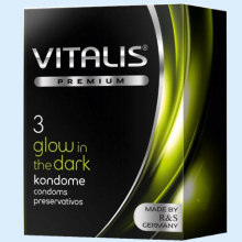ВИТАЛИС ПРЕЗЕРВАТИВ GLOW IN THE DARK №3 [VITALIS]
