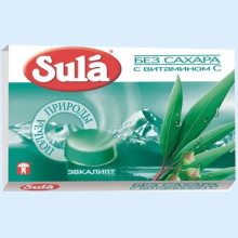 ЗУЛА ЛЕДЕНЦЫ ЭВКАЛИПТ+МЕНТОЛ 18Г. [SULA]